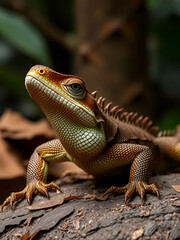 Fototapeta premium cocodrilo mirando fijamente