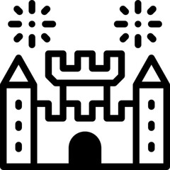 Medieval Castle Icon