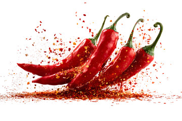 Red hot chili peppers splash