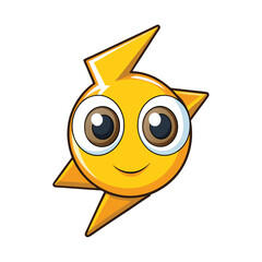 3d gold emoji rotating eyes emoji vector with ligh.eps