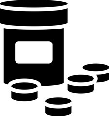 Pill Bottle and Pills