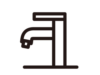 Modern Faucet Icon - Stylish Water Tap Vector1