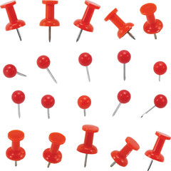 red push pin