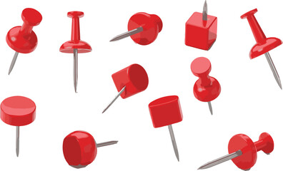 set of push pins