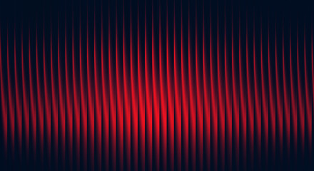 Abstract red and black background with vertical lines and gradient effect design
