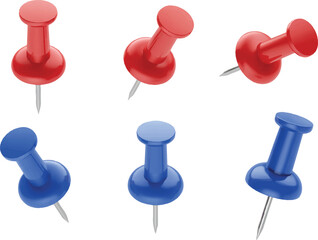 blue push pin