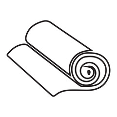 Rolled up cloth