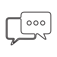 Fototapeta premium Communication Concept Icon