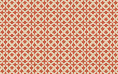 和柄の七宝柄の背景デザイン素材