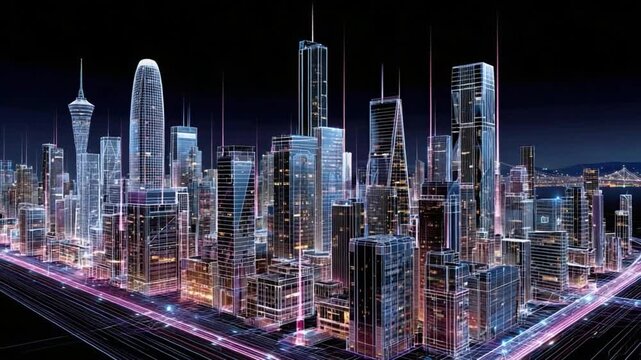 Bright, shiny, red vector background with glowing digital wave lines for a dynamic party or music technology illustration