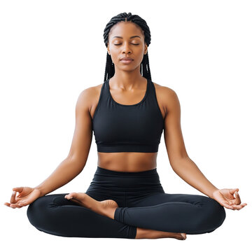 woman doing yoga