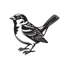 Small Bird Vector Design