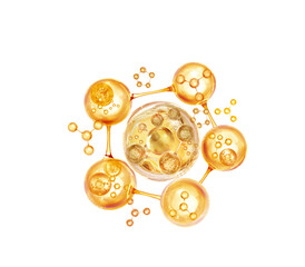 Fototapeta premium hyaluron serum concept