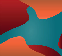 MODERN AND MINIMALIST WAVY SHAPES BACKGROUND - DESIGN