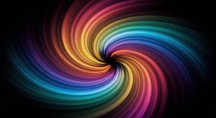 Vibrant swirling color patterns abstract dark visual sensation