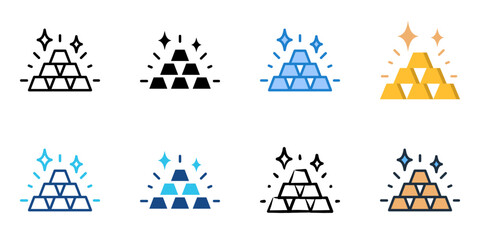 Gold set multiple style collection 
