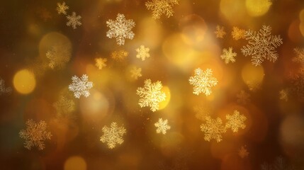 precipitation. Delicate snowflakes drifting through amber light, forming a dreamy bokeh backdrop of winter serenity. travel magazines.