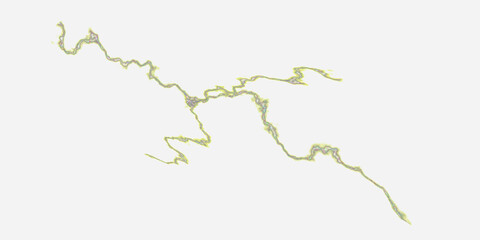 Realistic lightning bolt with glowing electric light isolated on a transparent background. High-resolution thunder and storm energy effect suitable for digital design, photo editing.