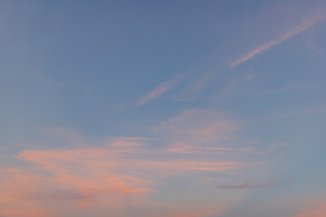 艶やかな夕空