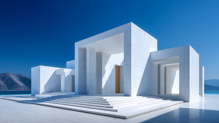 Minimalist architectural space design