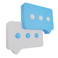 Bubble Chat 3D Icon
