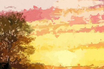 Various oil paintings, flowers, chrysanthemums, small streams, village landscapes, roses, peonies, flowers, birds, and forests