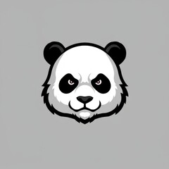 Panda mascot illustration in bold and modern style. Perfect for esport logo, gaming character, sports team emblem, and branding design.