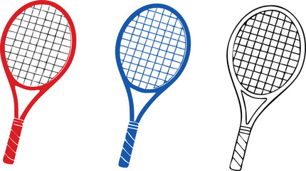 Tennis racket silhouette icon, Tennis racket vector icon, Tennis racket silhouette vector, Tennis icon 
