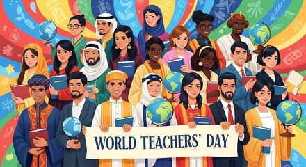 Celebrating World Teachers' Day A Diverse Global Community Honoring Educators and Their Impact