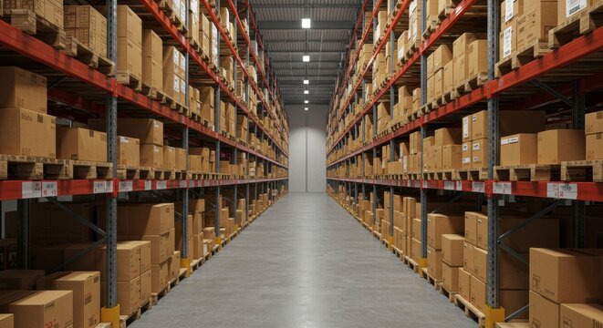 Organizing warehouse inventory efficient storage solutions modern facility product management indoor environment perspective overview