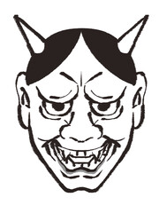 お面　はんにゃ