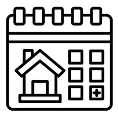 Calendar  Icon Set Multiple Style Collection