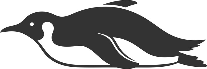 Penguin animal vector silhouette