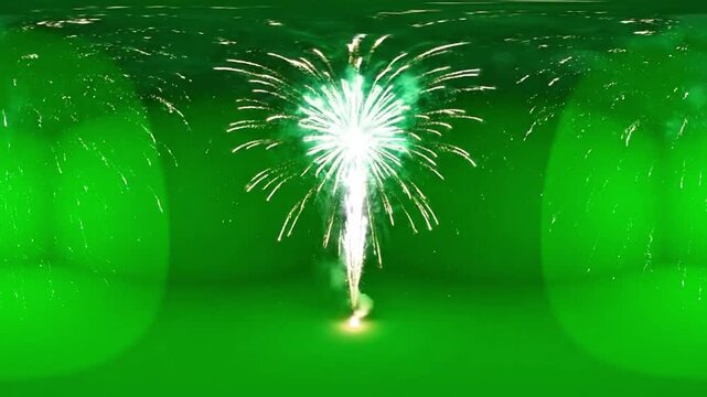 Displaying Fireworks in a Festive Celebratory Show