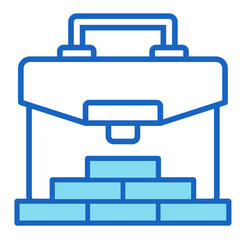 Briefcase  Icon Set Multiple Style Collection