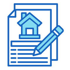 Contract  Icon Set Multiple Style Collection