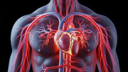 Human circulatory system anatomy human heart arteries