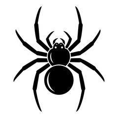 Black Spider Icon Design