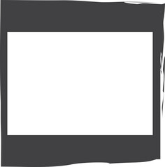 Squares decorative frame with in rectangle border for card, tag, invitation