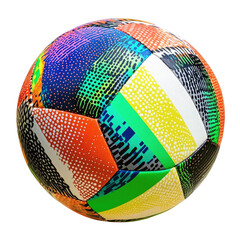 soccer ball isolated on white