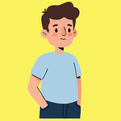 vector design of a man
