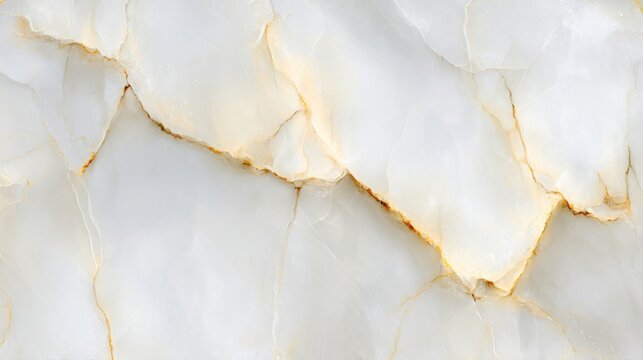 Seamless Tileable Texture of Luxurious Polished White Marble with Subtle Golden Veins