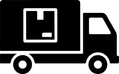 vector delivery truck icon