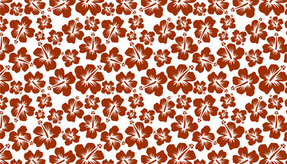 floral batik motif, suitable for office uniforms or casual shirts with a fresh style