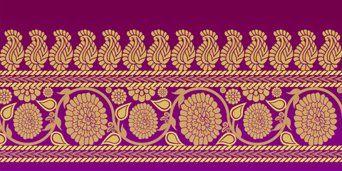 beautiful graphic saree design and this sari design is in Indian style which is for textile fashion industry and it can be used as wallpaper backdrop and website bg this style is originated in india 