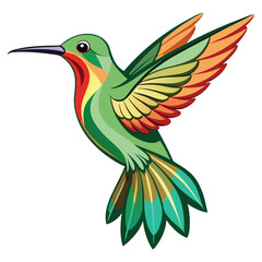 colorful humming bird Artwork