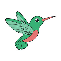 Obraz premium colorful humming bird Artwork