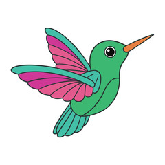colorful humming bird Artwork
