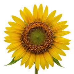 Fototapeta premium Sunflower Blossom Isolated Decorative Floral Element 