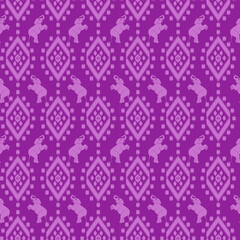 popular elephant pattern in asian style this elephant graphic is fashionable in thailand india and south east asia and this elephant and baby elephant can be for textile industry and any package 